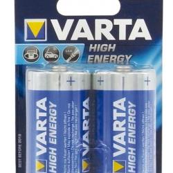 Blister de 2 piles Varta LR20/D