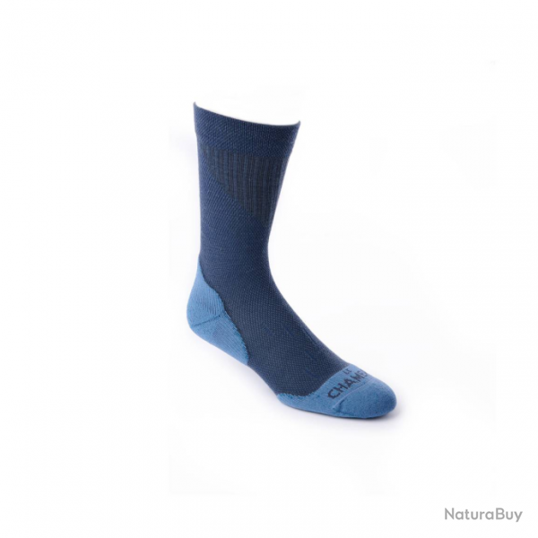 Chaussettes basses Le Chameau Iris - Bleu fonc / S