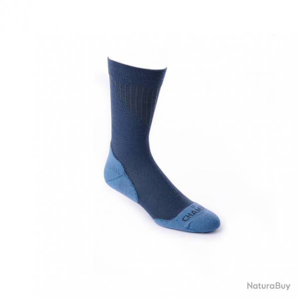 Chaussettes basses Le Chameau Iris - Bleu fonc / M