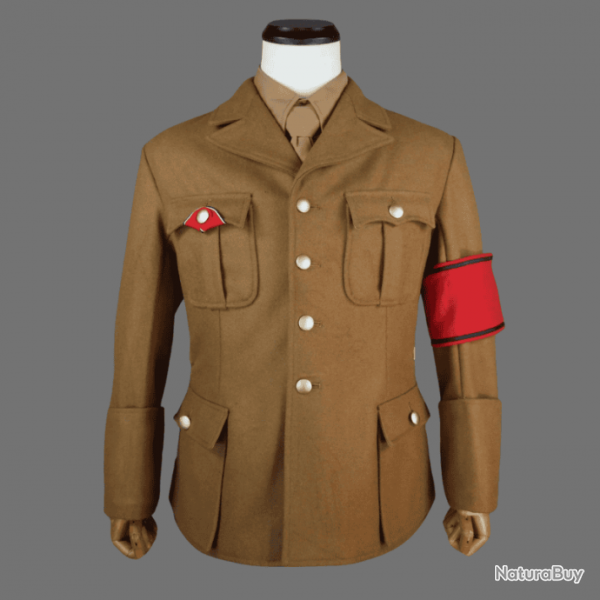 Tunique Allemande de leader du NSDAP - Reproduction Premium WW2 L