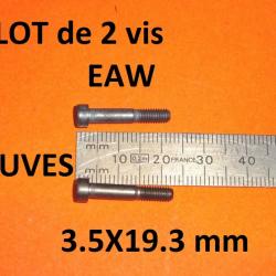 LOT de 2 vis NEUVES de montage EAW 3.5x19.3mm - VENDU PAR JEPERCUTE (HUA88)