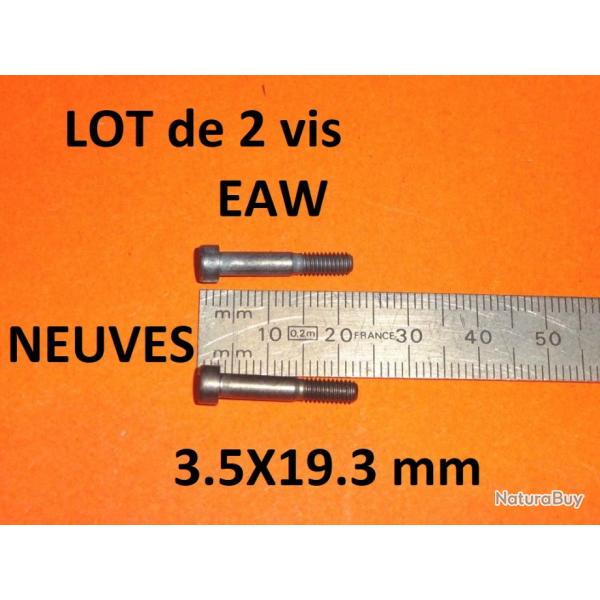 LOT de 2 vis NEUVES de montage EAW 3.5x19.3mm - VENDU PAR JEPERCUTE (HUA88)