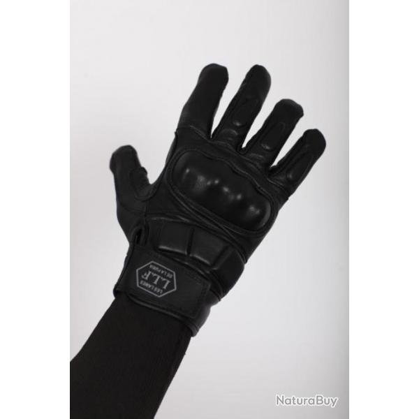 Gants tactique EXTRME LLF cuir/kevlar/EVA enchre