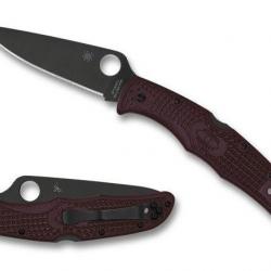 Spyderco C10BGBKP Endura 4 Burgundy, Sprint 24