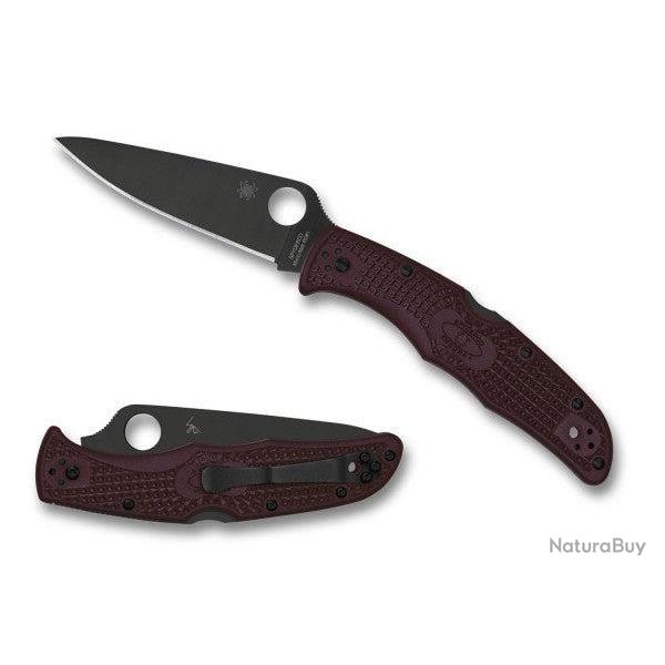 Spyderco C10BGBKP Endura 4 Burgundy, Sprint 24