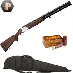 Pack Chasseur ! Fusil superposé Yildiz Luxe de plaine - Cal.12/76 + mun + fourreau