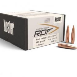 100 Ogives NOSLER Cal.6MM (.243") 105 gr. - HPBT / 53410