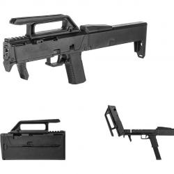 Pistolet ORION Full AUTO et Kit FMG9 + traceur ACETECH noir - GBB - POSEIDON