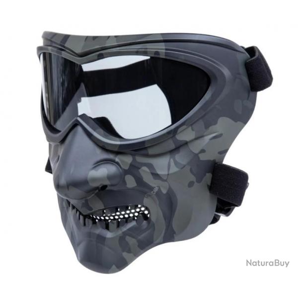 Masque Airsoft Night Knight Black Multicam - Wosport