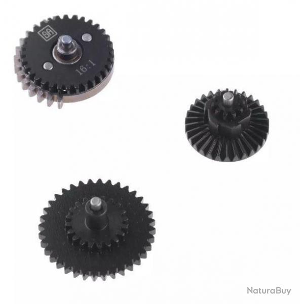 Steel 16:1 CNC gear set