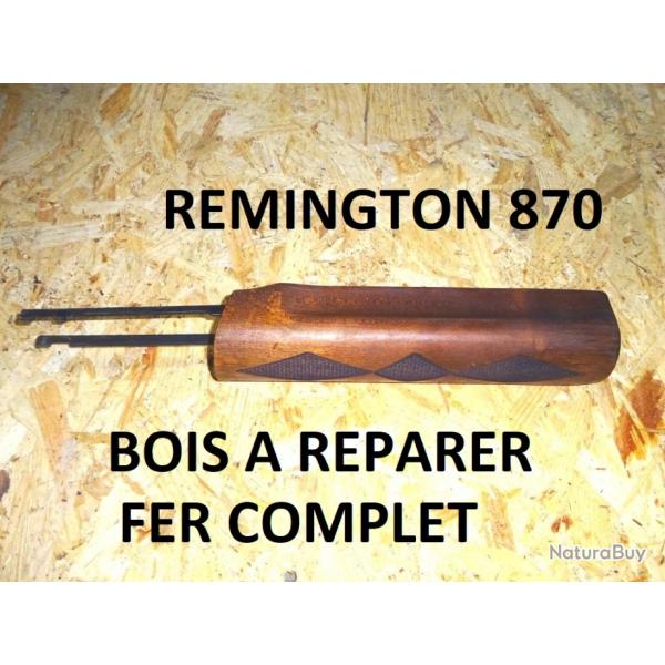 devant bois A REPARER + fer fusil REMINGTON 870 - VENDU PAR JEPERCUTE (JO909)