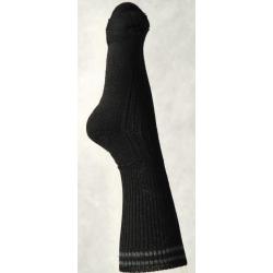 Chaussettes chaudes homme et femme en laine non comprimantes épaisses noir  34/36