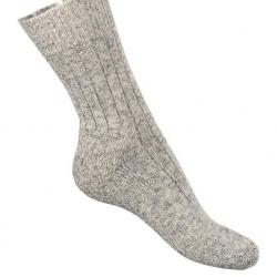 Chaussettes chaudes homme et femme épaisses laine gris chiné 34/36 gris chiné