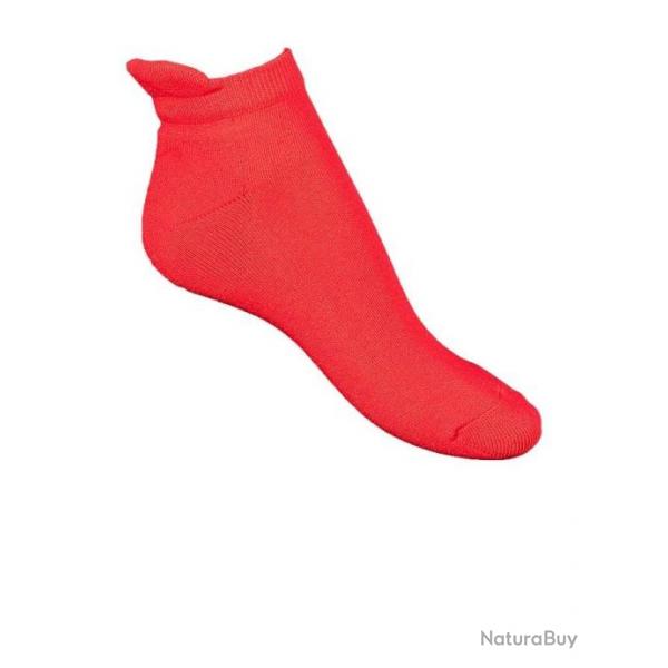 Socquettes sport en coton bouclettes rouge 43/45