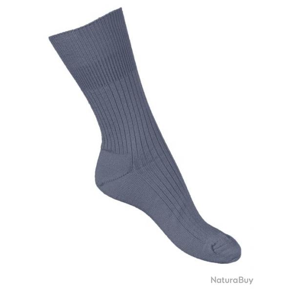 Chaussettes chaudes homme en laine mrinos non comprimantes  40/42 gris anthracite