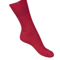 Chaussettes chaudes homme en laine mérinos non comprimantes  rouge 40/42