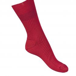 Chaussettes chaudes homme en laine mérinos non comprimantes  rouge 40/42
