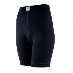 Short long femme noir pure laine mérinos noir  M (médium)