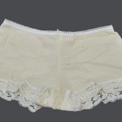 Offre spéciale Boxer shorty femme laine mérinos et soie noir ou écru blanc écru XXL (2XL)