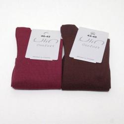 Chaussettes de ville homme fil d'écosse haute qualité 43/45 brun