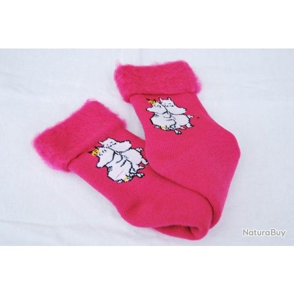 Chaussettes fantaisie enfant femme rouge rose noir 31  39 rose  31/33