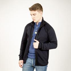 Veste sport jogging homme en laine mérinos noir M (médium) noir vég