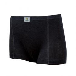 Boxer shorty femme pure laine mérinos rose ou noir noir  XS (extra small)