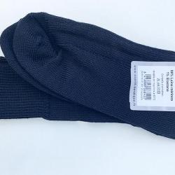 Chaussettes chaudes homme et femme non comprimante pure laine mérinos noir  43/45