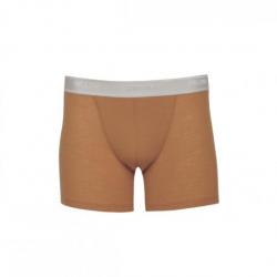 Boxer Homme maille côtelée en pure laine mérinos BIO XXL (2XL) camel