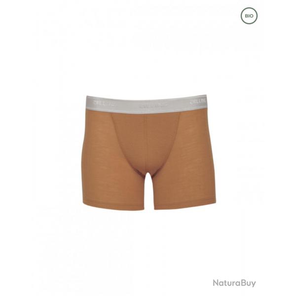 Boxer Homme maille ctele en pure laine mrinos BIO 2XL camel