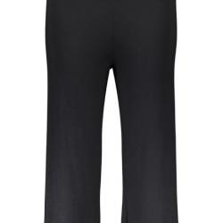 Pantalon corsaire large d'intérieur ou pyjama fin en Bambou noir noir  XS (extra small)