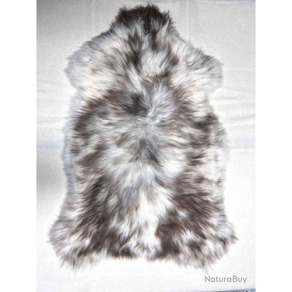 Peaux de mouton vritable de dcoration 90-100 cm multicolore 3