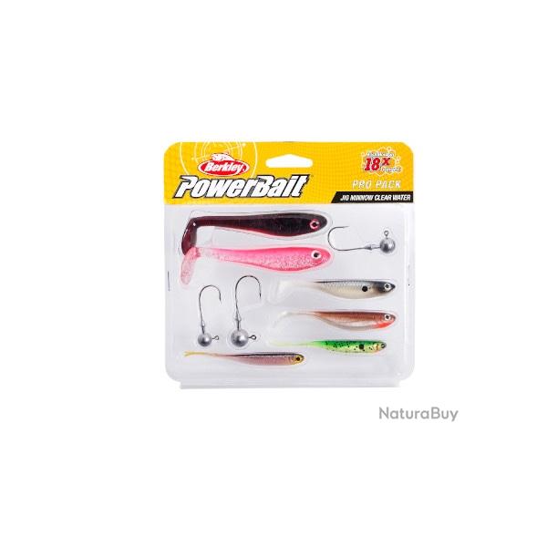 Kit de leurres Berkley PowerBait jig minnow clear water