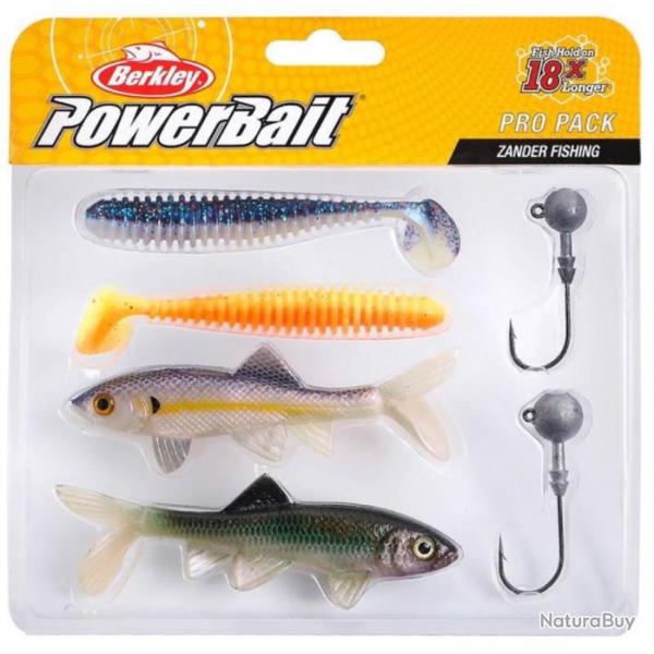 Kit Leurres Souples Berkley Pro Pack Zander