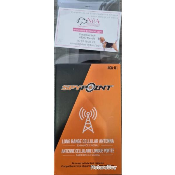 Antenne omnidirectionnelle externe cellulaire longue porte Spypoint afin d'amplifier le signal