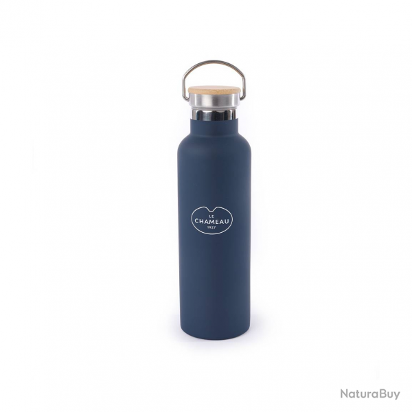 Bouteille isotherme Le Chameau 750 mL - Bleu fonc