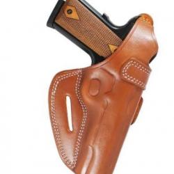 HOLSTER CUIR POUR COLT 1911 (Mod Droitier Brun) (2)