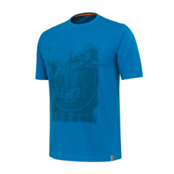 T shirt Beretta Logo Bleu