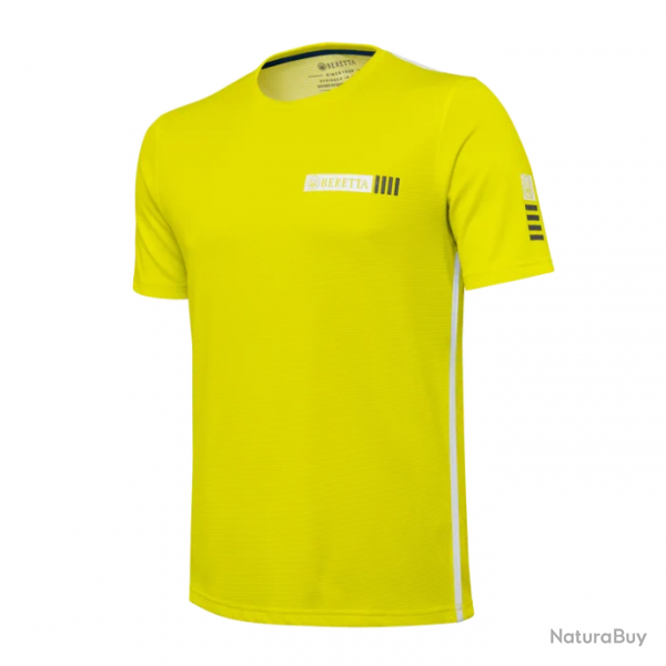 T shirt Beretta Stripe Jaune