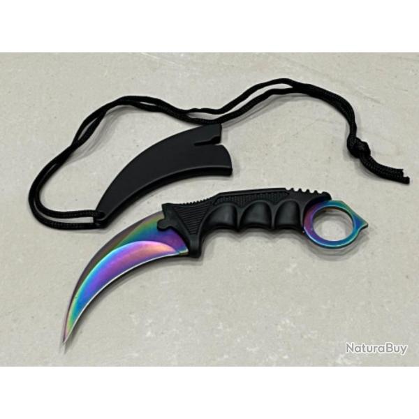 Karambit lame polychrome enchres