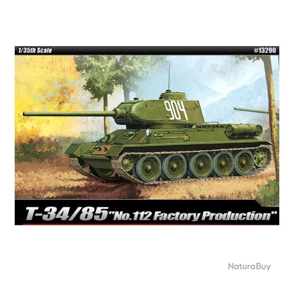 Maquette  construire - T34/85 N112 Factory Production 1/35 | Academy (0000 1434)