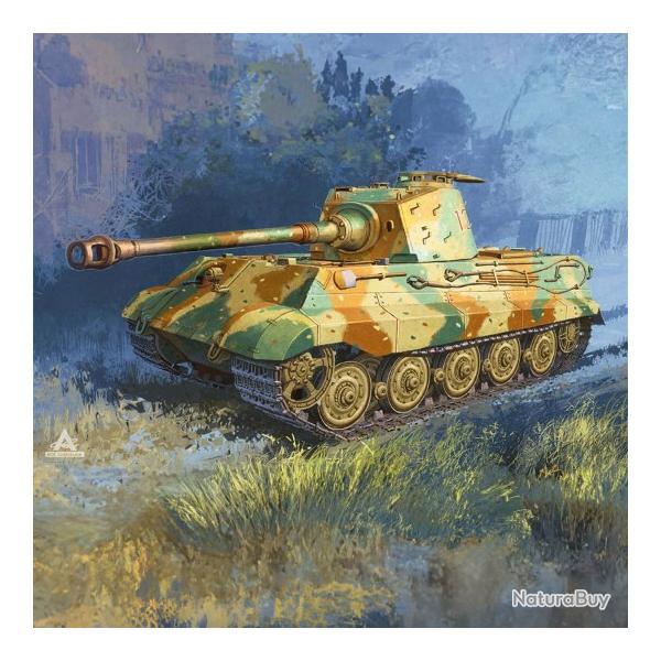 Maquette  construire - King tiger henschel turret 1/72 | Academy (0000 1436)