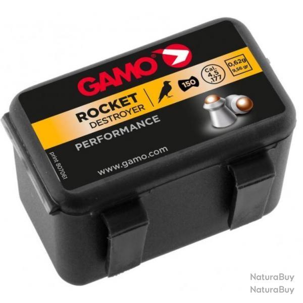 150 Plombs Rocket Destructor calibre 4,5 mm - GAMO (G3320)