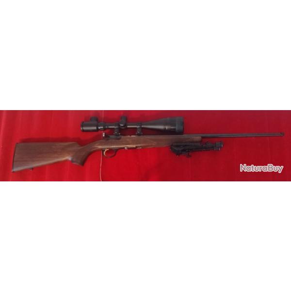 Carabine BROWNING Mod T-BOLT Cal 17 HMR + Lunette 6-24X50 AOE & Bi-pied