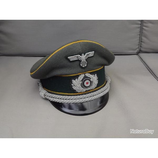 Casquette officier Allemand Heer cavalerie