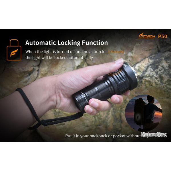 Lampe torche P50 - 10 000 LM