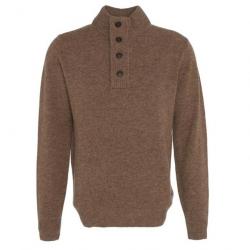 Pull Barbour Patch Half Zip colori Dark Stone Beige