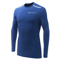 Maillot de corps Beretta Flash Seamless - Bleu Navy / Bleu Beretta / 2XL-3XL / Manches longues