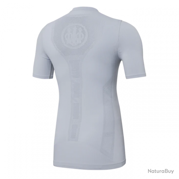 Maillot de corps Beretta Flash Seamless - Gris / S-M / Manche courtes