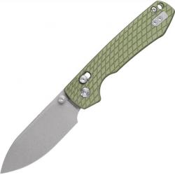 Couteau Vosteed Raccoon Green Manche Aluminium Lame Acier Nitro-V IKBS Clip Crossbar Lock VOSA0514